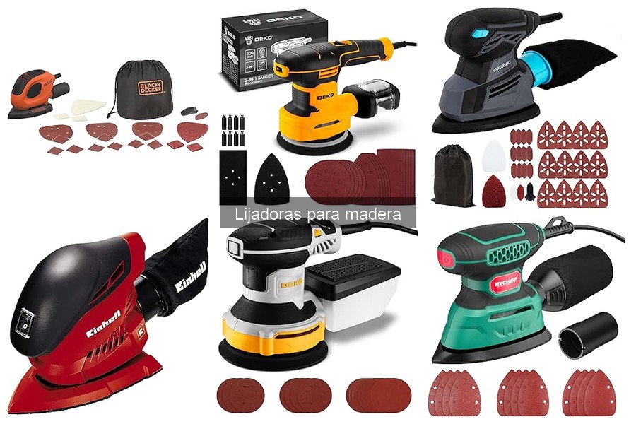 Comparativa de Lijadoras para Madera: DEKOPRO, DCA y HYCHIKA