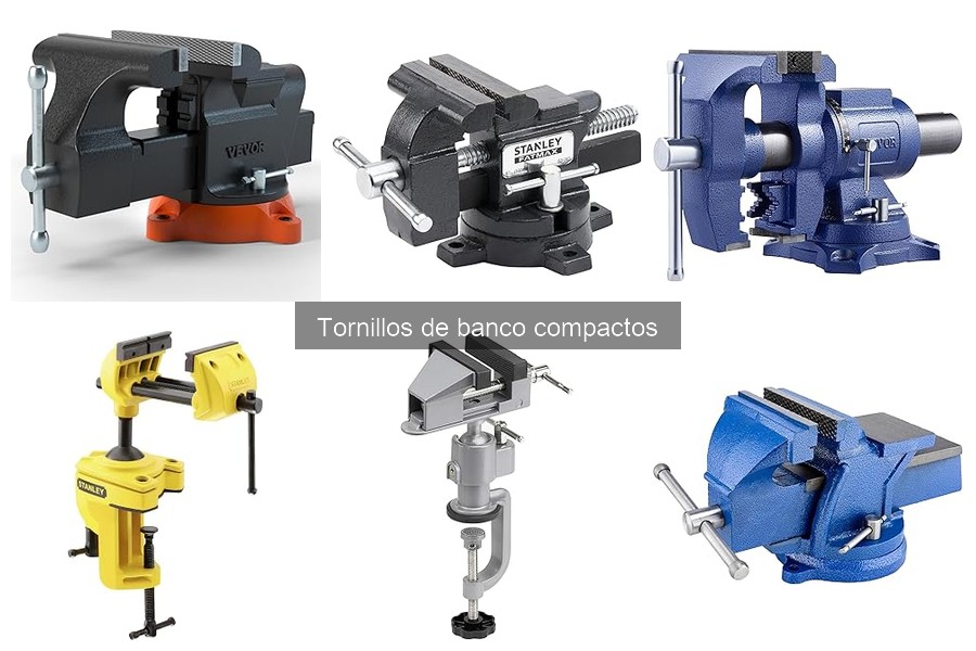 Comparativa de mejores tornillos de banco compactos 2023