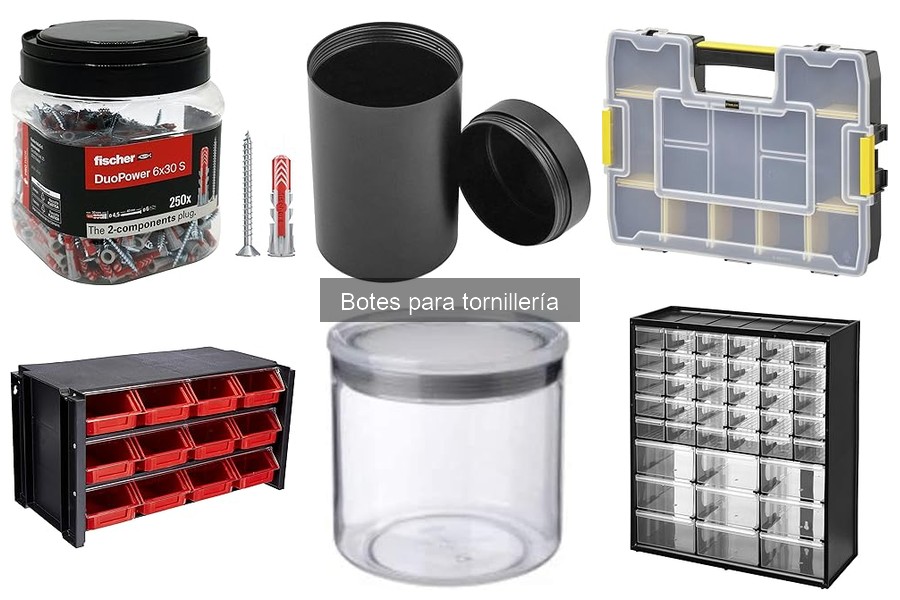 Comparativa de precios de botes para tornillería