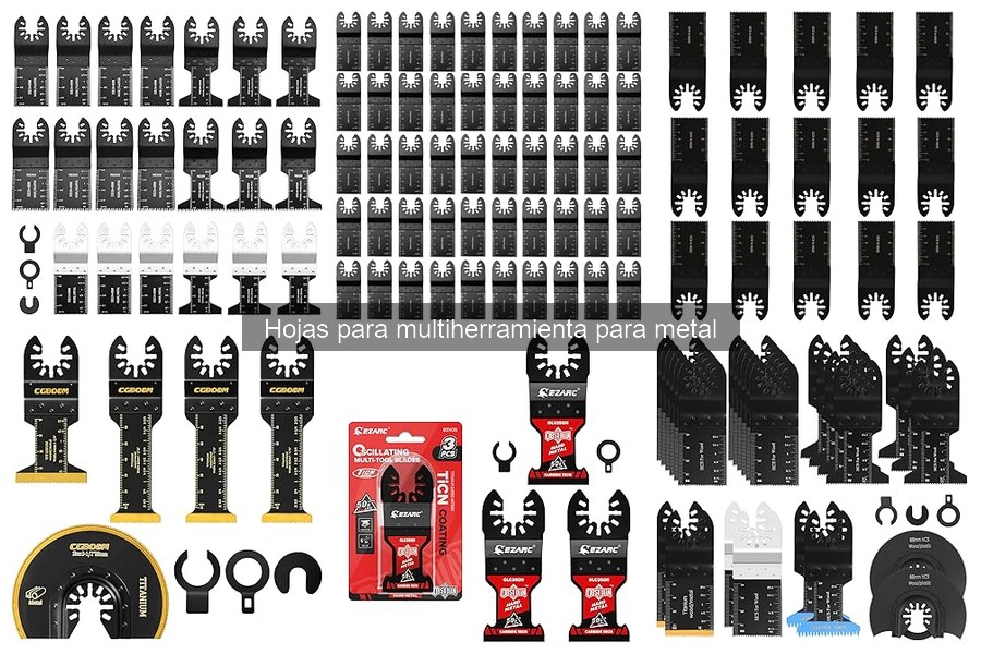 Comparativa de precios: Hojas para multiherramienta en metal