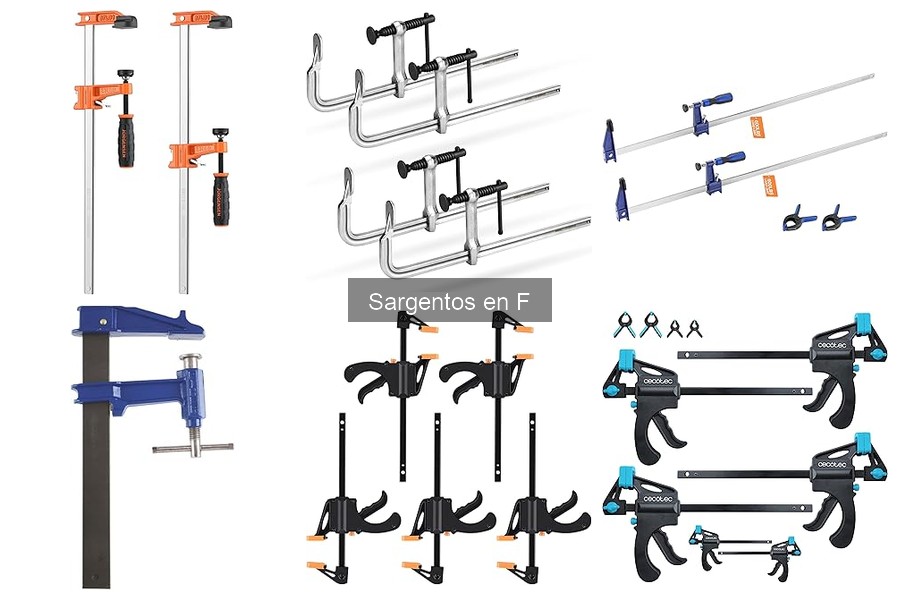 Comparativa de Sargentos en F vs Otros Tipos de Sargentos
