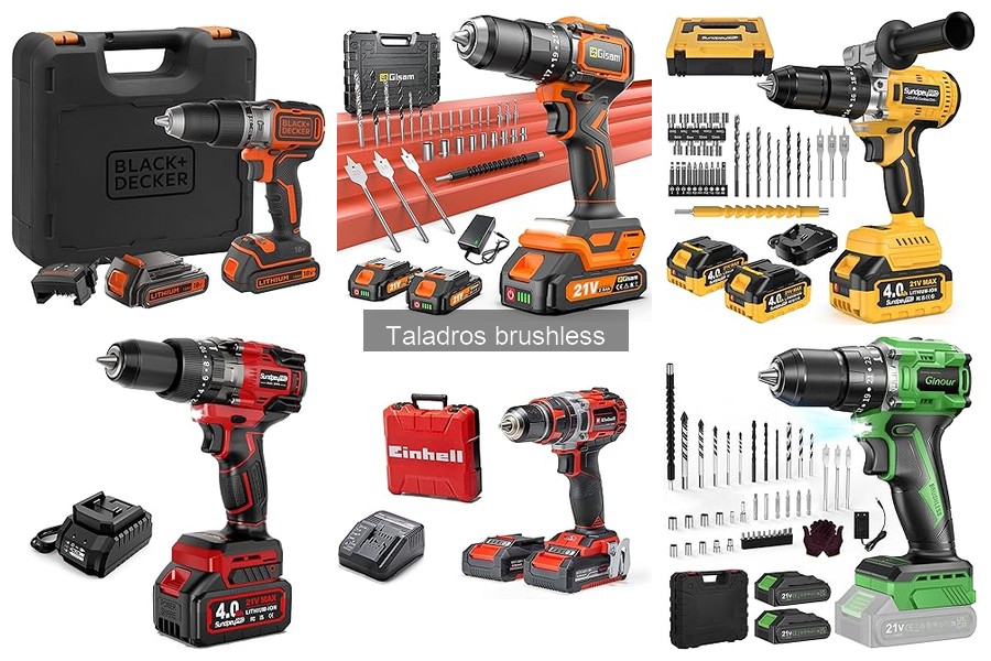 Comparativa de taladros brushless: DCA, ADJZ2055i y HYCHIKA