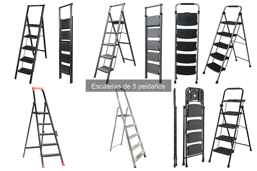 Comparativa Escaleras de 5 Peldaños: Aluminio vs. Madera