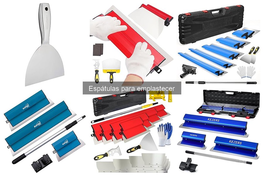 Comparativa: Espátulas de plástico vs metal para emplastecer
