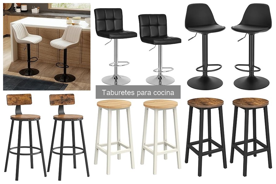 Comparativa: Taburetes de Cocina de Madera vs. Metal