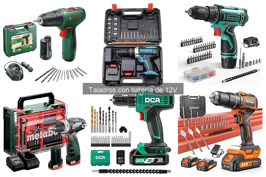 Comparativa: Taladros de 12V vs 18V para bricolaje ligero