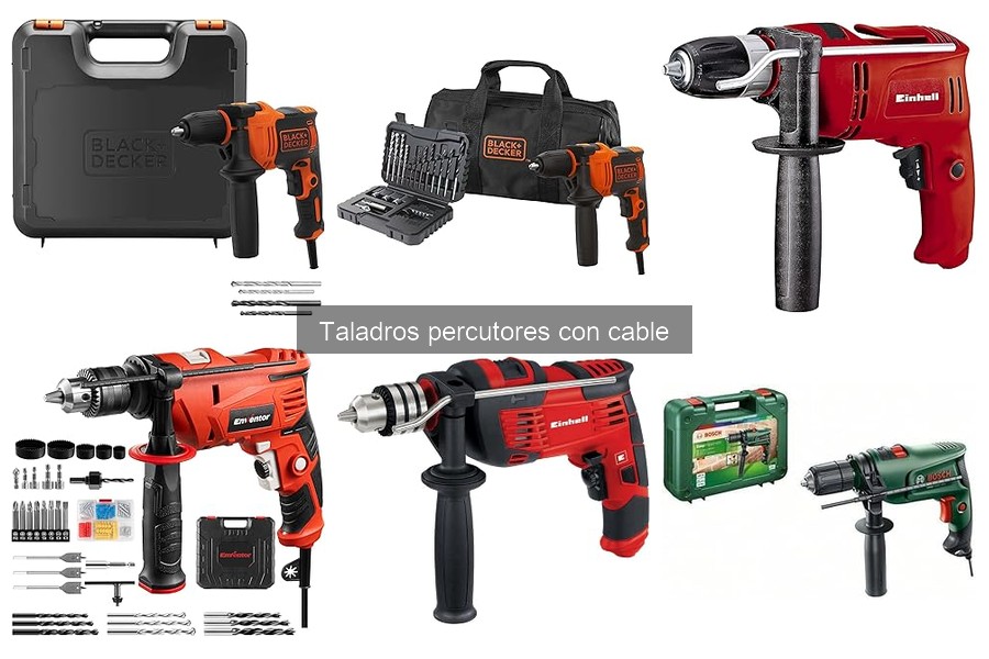 Comparativa Taladros Percutores con y sin Cable: ¿Cuál Elegir?