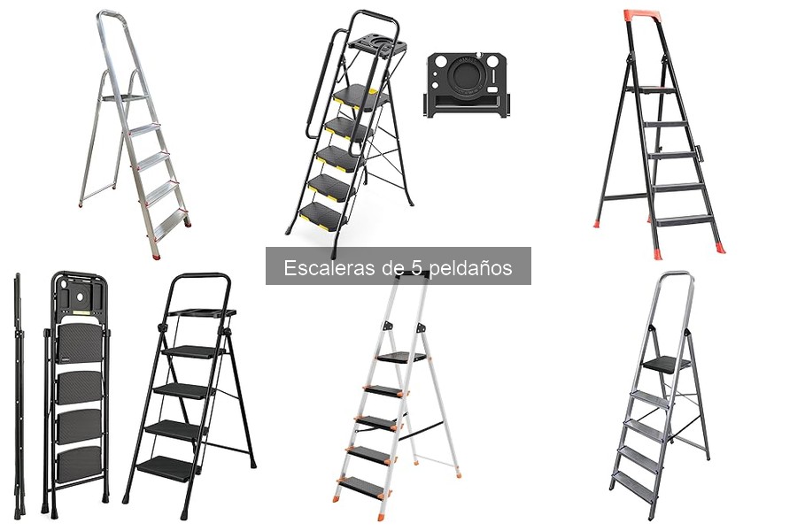 Conoce los tipos de escaleras de 5 peldaños para tu hogar