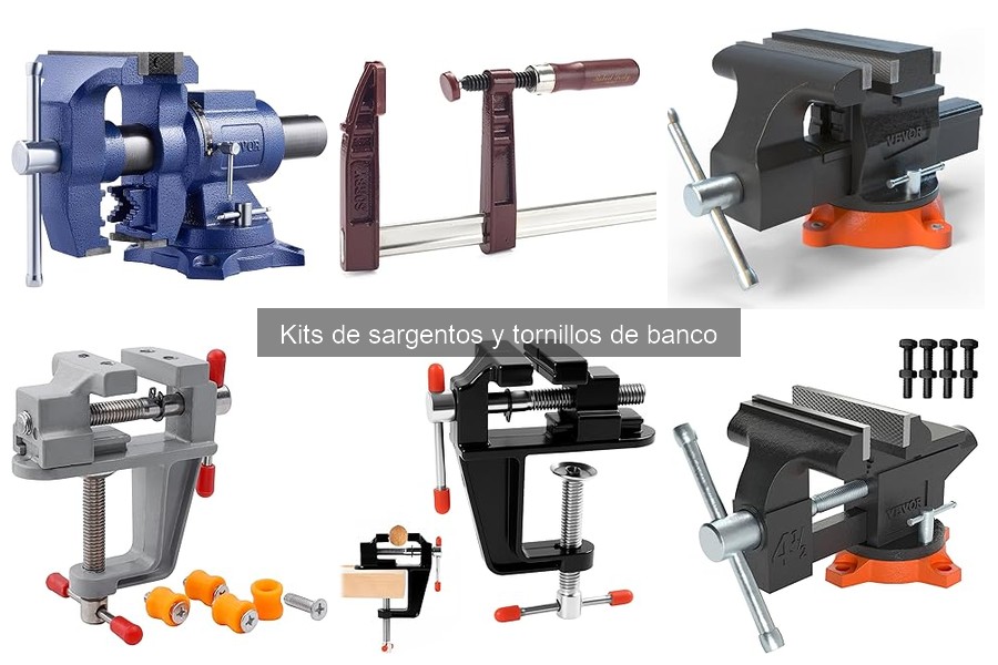 Descubre qué son los kits de sargentos y tornillos de banco