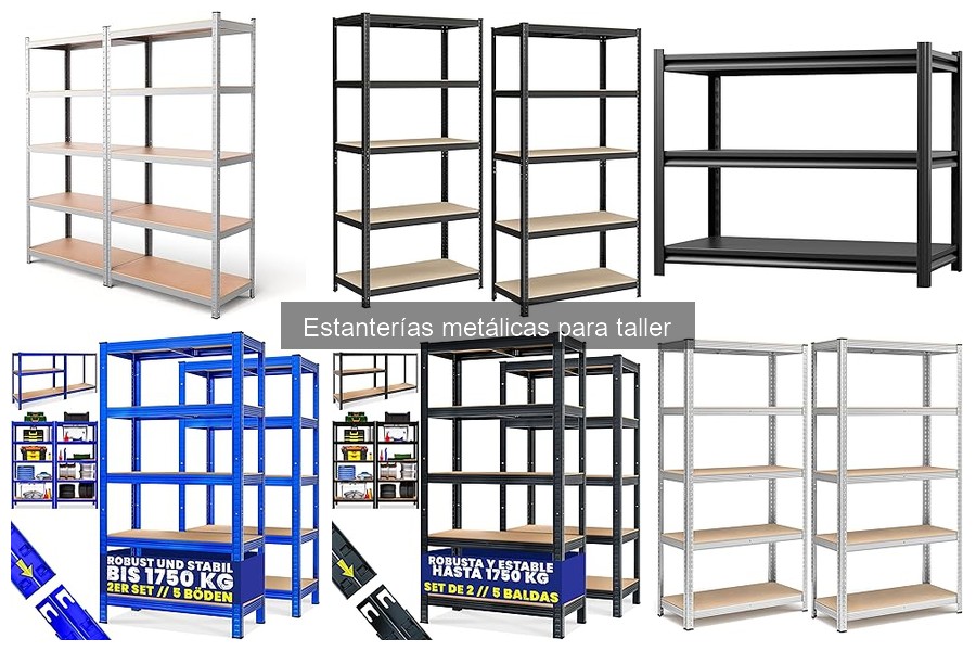 Dónde comprar estanterías metálicas para taller: Mejores opciones