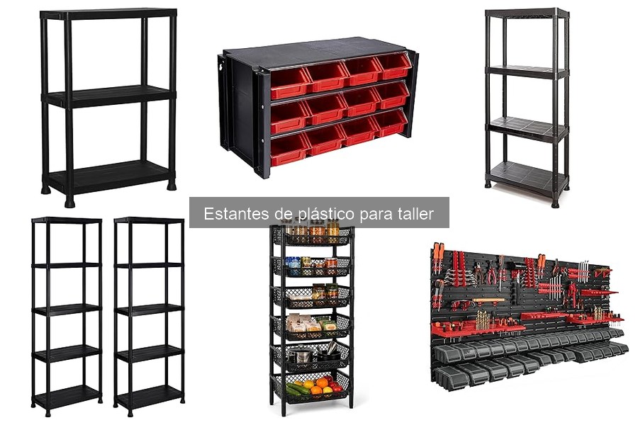 Dónde comprar estantes de plástico para taller: Mejores opciones