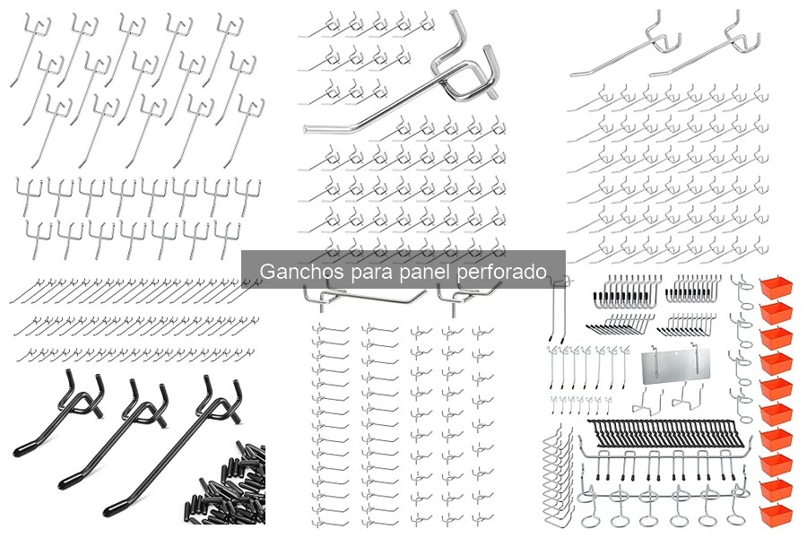 Dónde comprar ganchos para panel perforado: mejores opciones