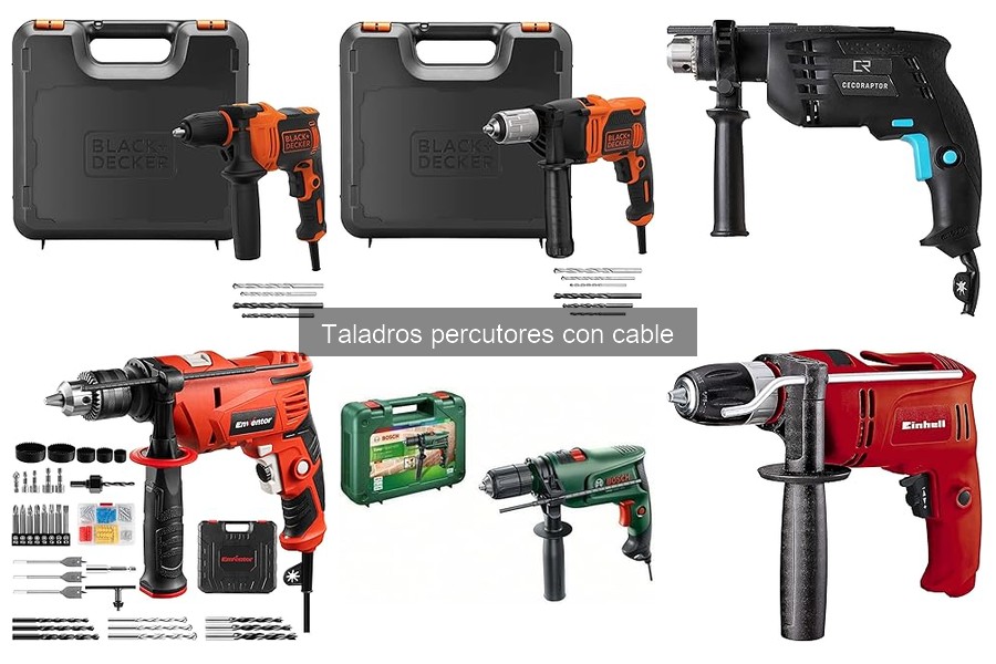 Dónde comprar taladros percutores con cable: tiendas y ofertas