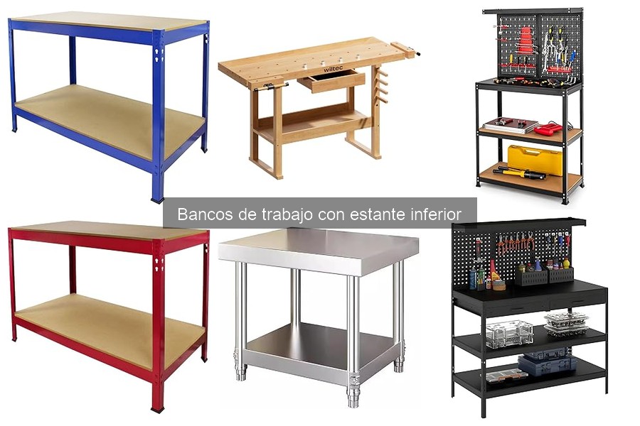 Dónde comprar un banco de trabajo con estante inferior económico