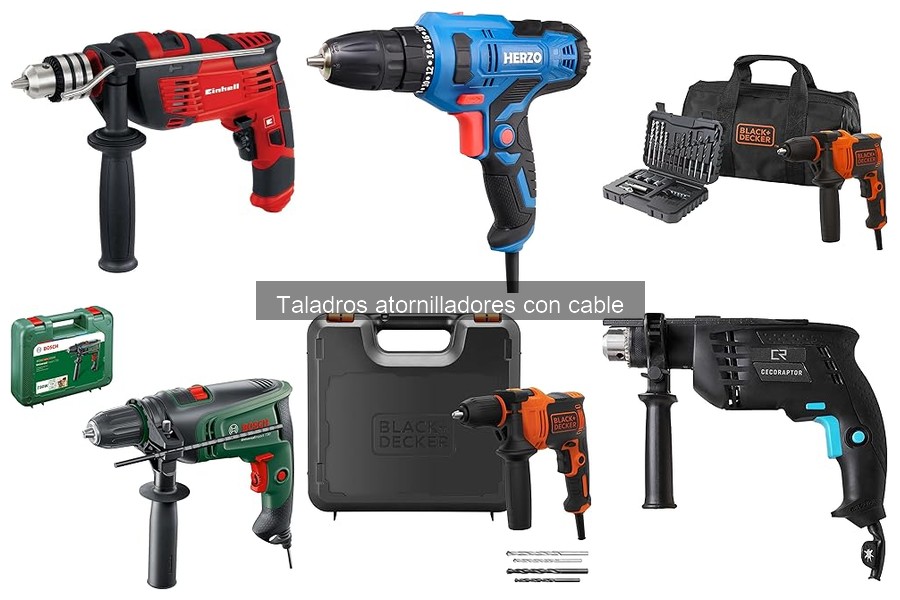 Errores comunes al elegir un taladro atornillador con cable