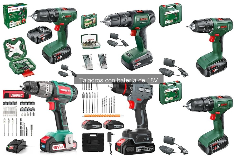 Errores comunes al usar taladros con batería de 18V