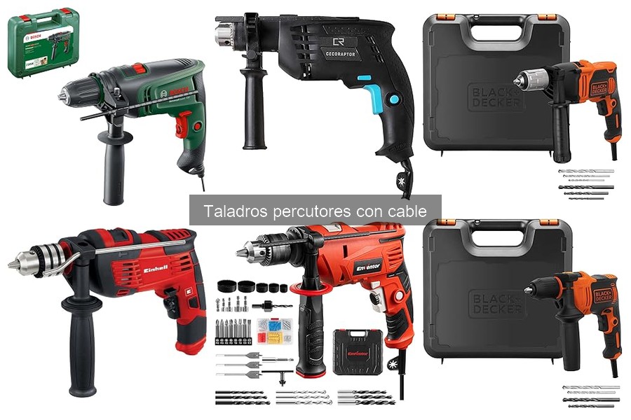 Errores comunes al usar taladros percutores con cable