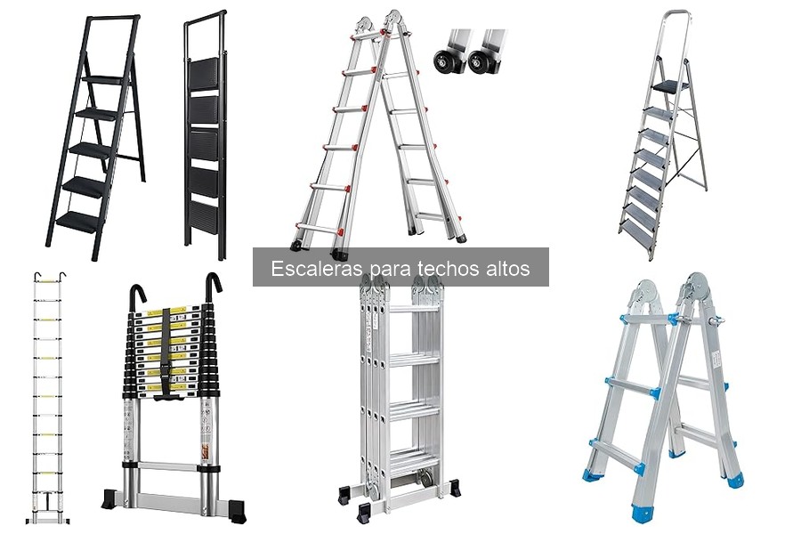 Escaleras para techos altos: ¿Qué altura necesitas para 3 metros?