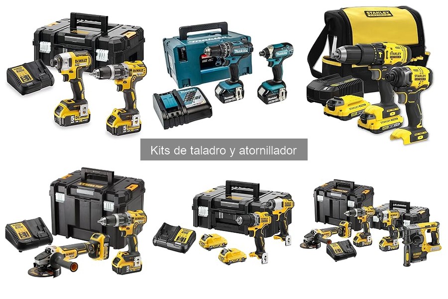 Guía para elegir el kit de taladro y atornillador ideal