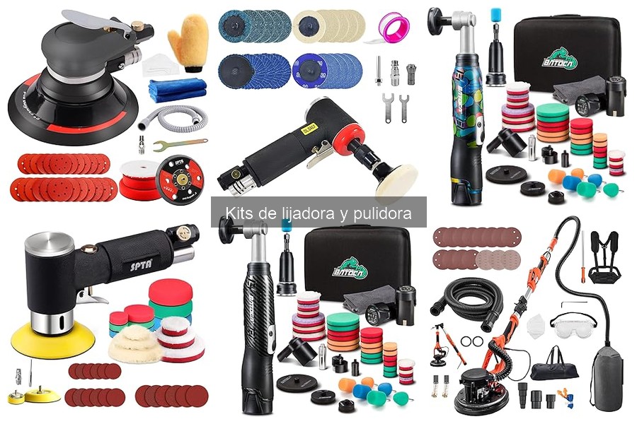 Guía para elegir el mejor kit de lijadora y pulidora