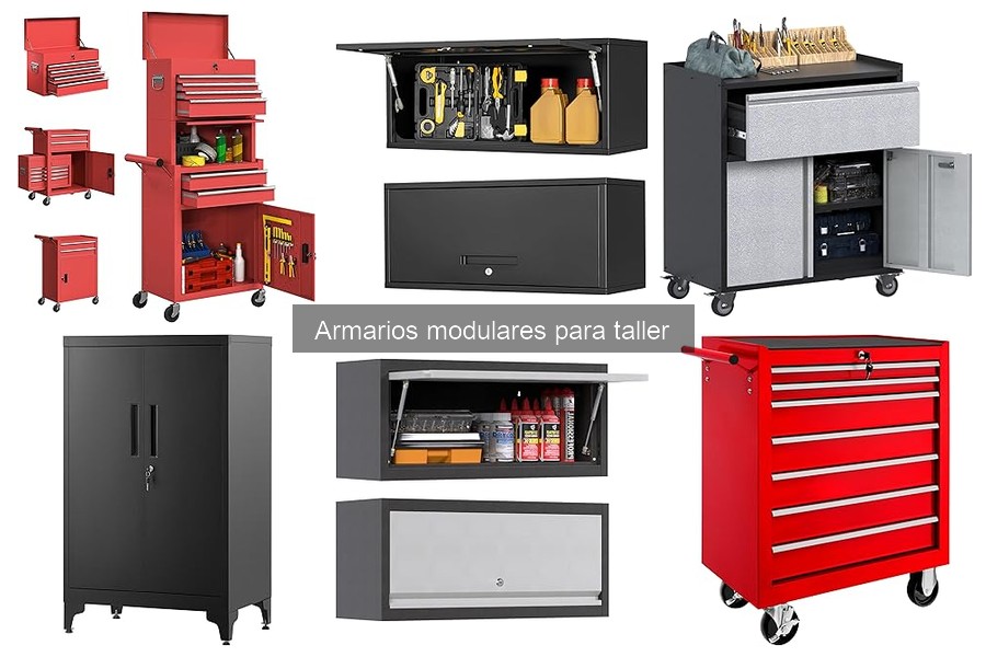 Ideas de Organización para Armarios Modulares en el Taller