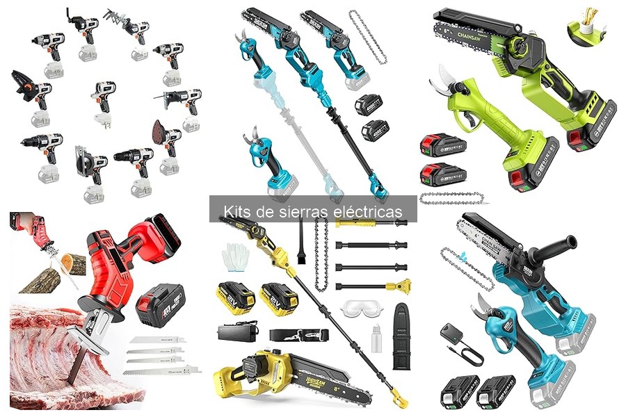 Instrucciones para usar correctamente kits de sierras eléctricas