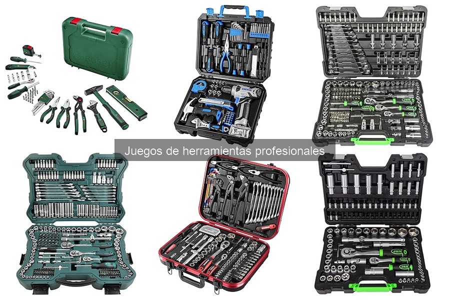 Juegos de herramientas profesionales recomendados para bricolaje