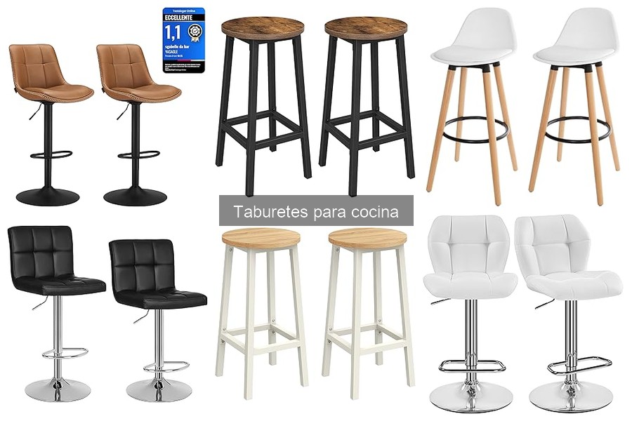 Los taburetes de cocina más cómodos: Comparativa 2023