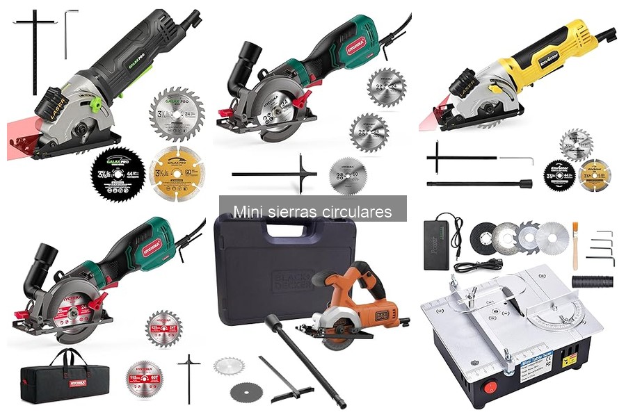Mantenimiento básico de una mini sierra circular