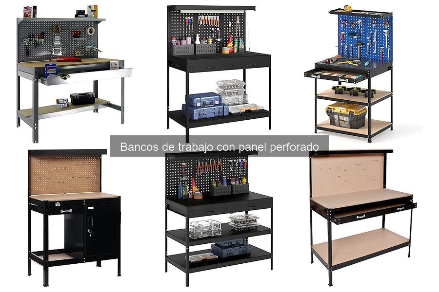 Mantenimiento de bancos de trabajo con panel perforado