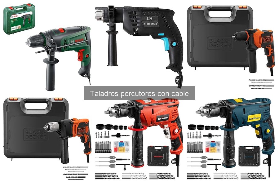 Mantenimiento de taladros percutores con cable: Guía práctica