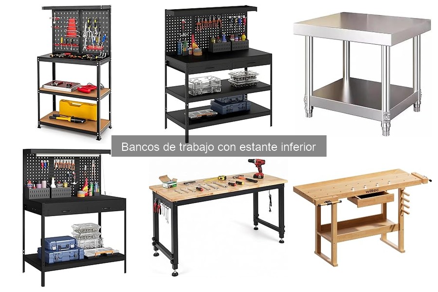 Mantenimiento del Banco de Trabajo con Estante Inferior