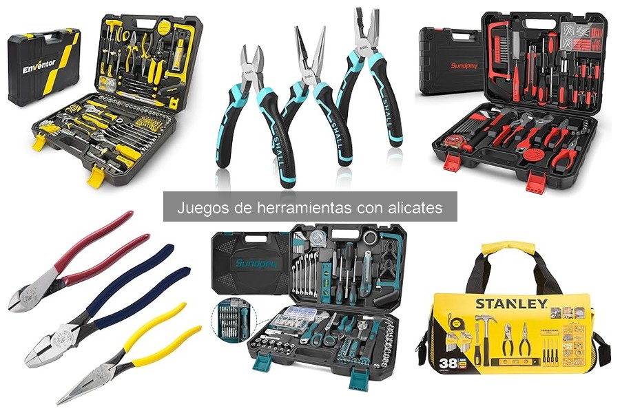 Mantenimiento y cuidados de alicates en juegos de herramientas