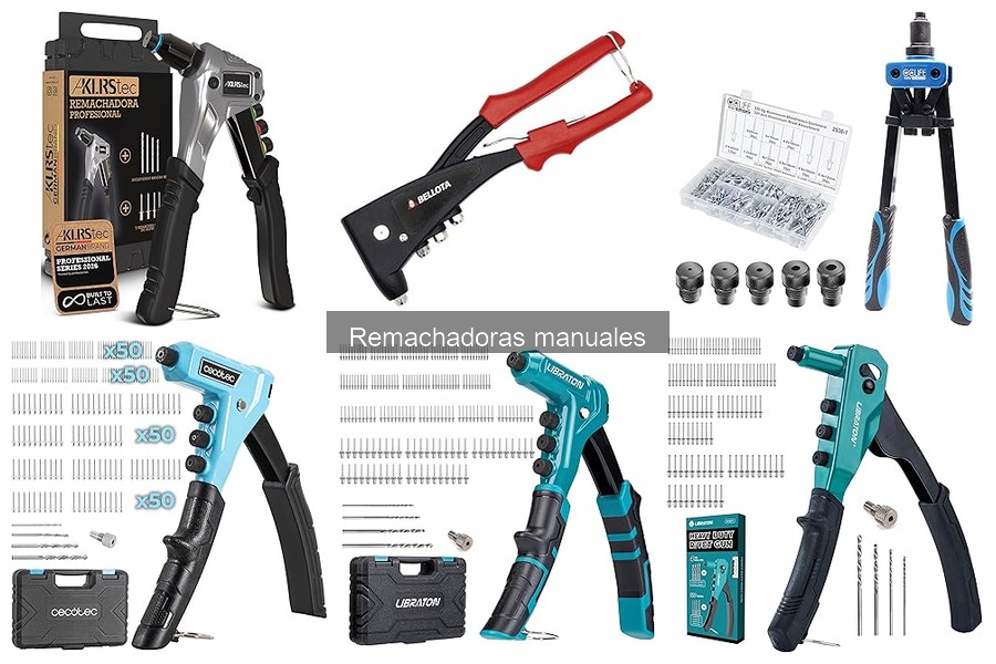 Materiales que puedes remachar con una remachadora manual