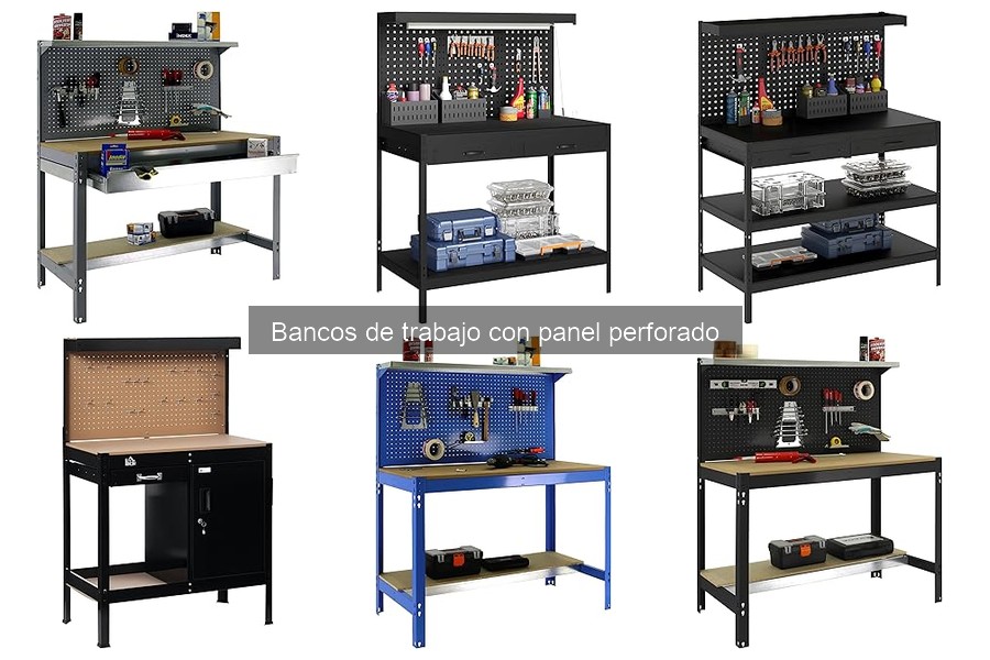 Maximiza el Espacio en Tu Banco de Trabajo con Panel Perforado