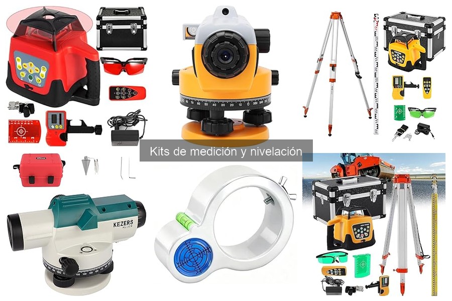 Mejores accesorios para kits de medición y nivelación