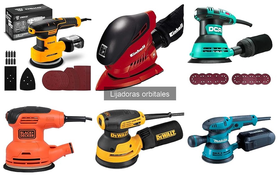 Mejores accesorios para lijadoras orbitales en 2023