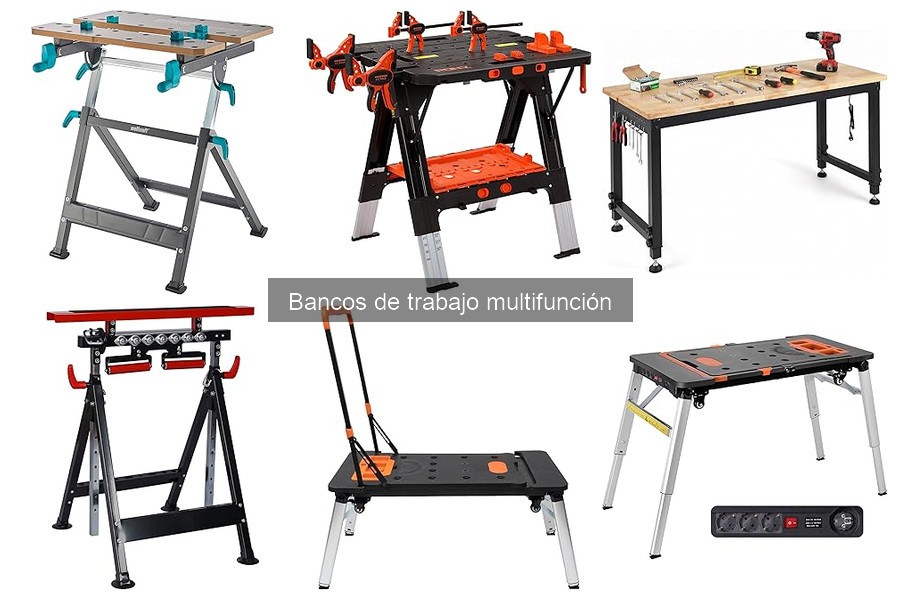 Mejores bancos de trabajo multifunción para bricolaje en casa