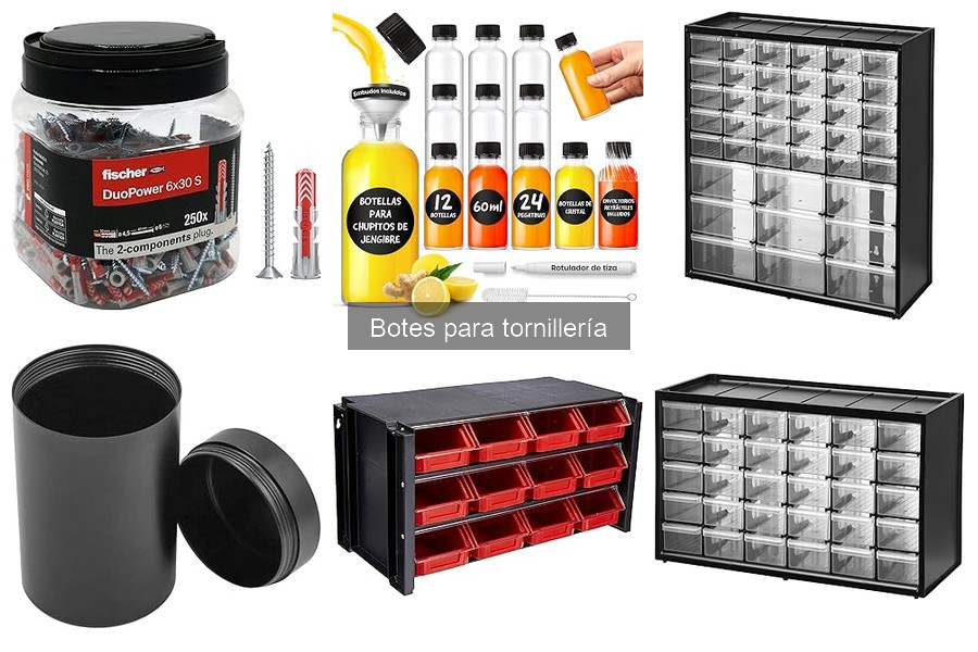 Mejores botes para tornillería: Top modelos más vendidos