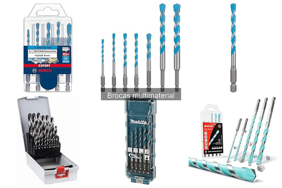Mejores brocas multimaterial para principiantes en bricolaje