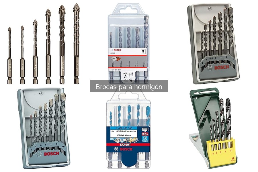 Mejores brocas para hormigón en Amazon 2023 | Comparativa