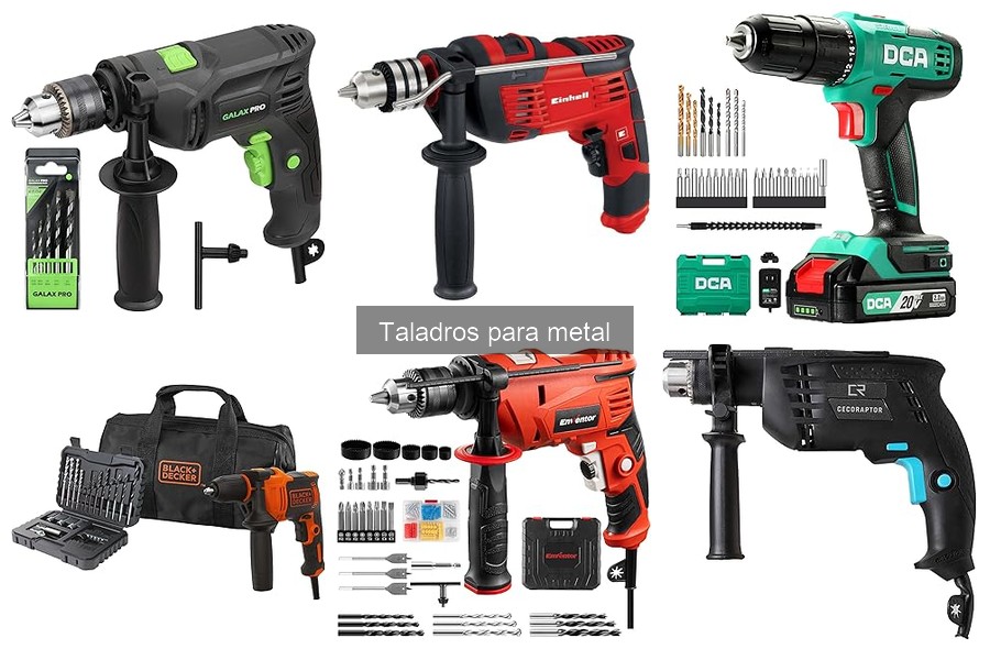 Mejores brocas para taladros de metal: guía completa
