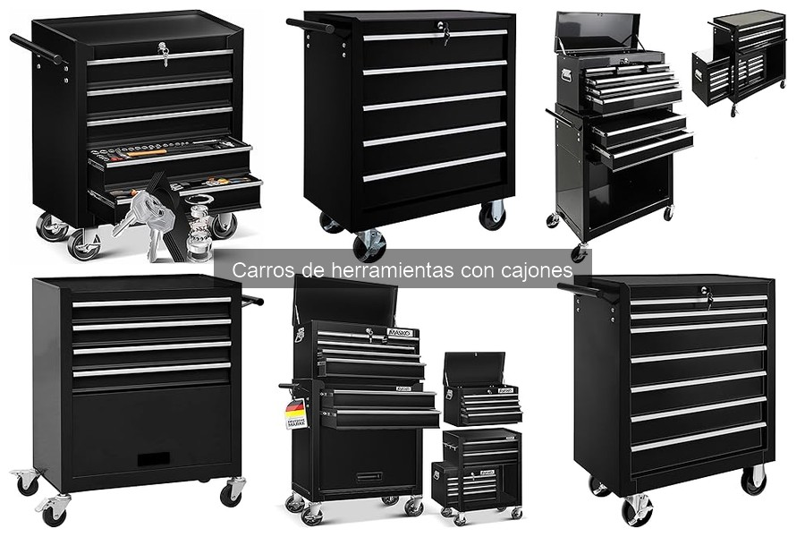 Mejores carros de herramientas con cajones para bricolaje