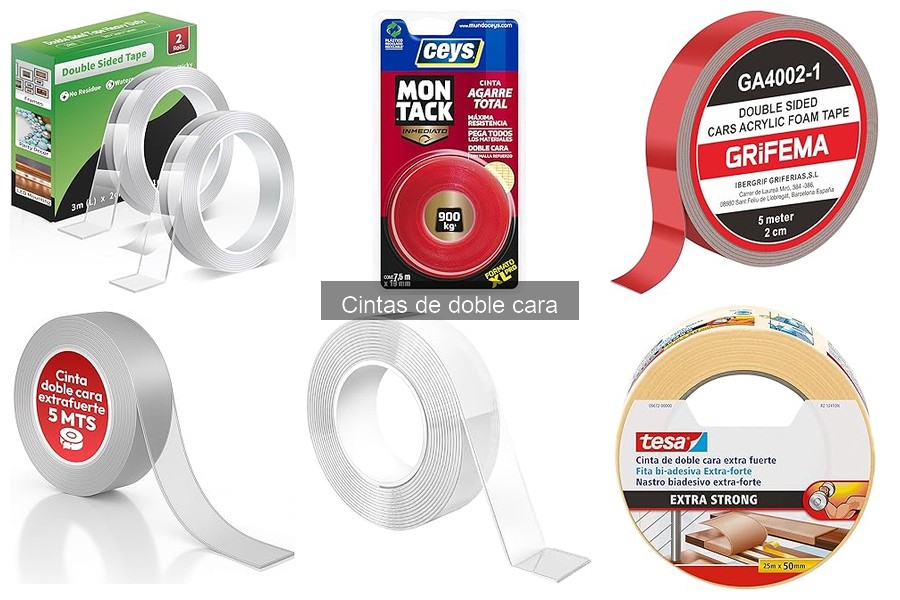 Mejores cintas de doble cara para bricolaje en casa