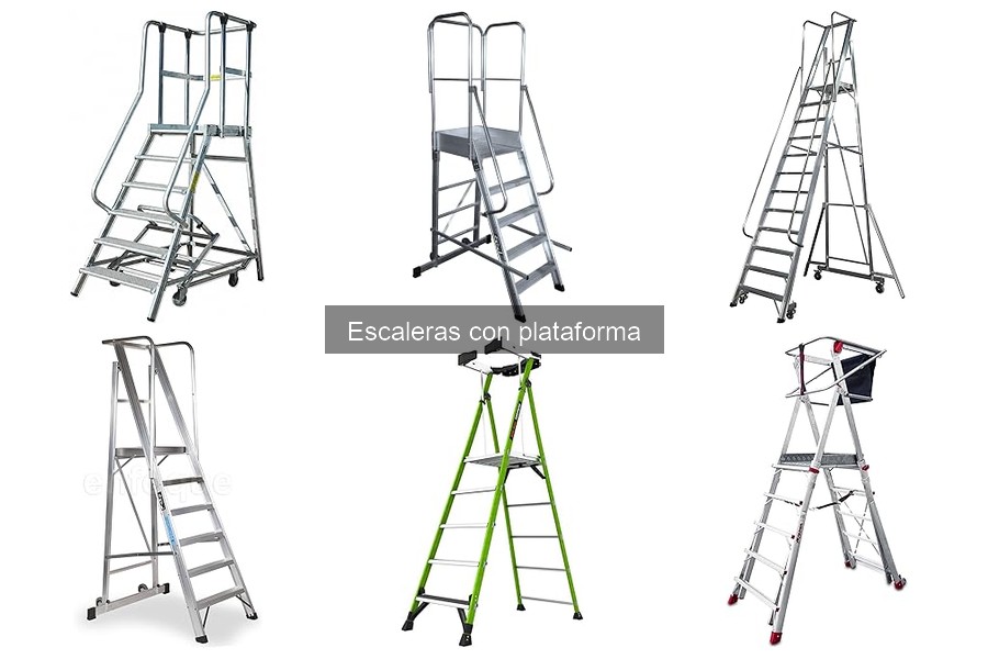 Mejores escaleras con plataforma para uso doméstico