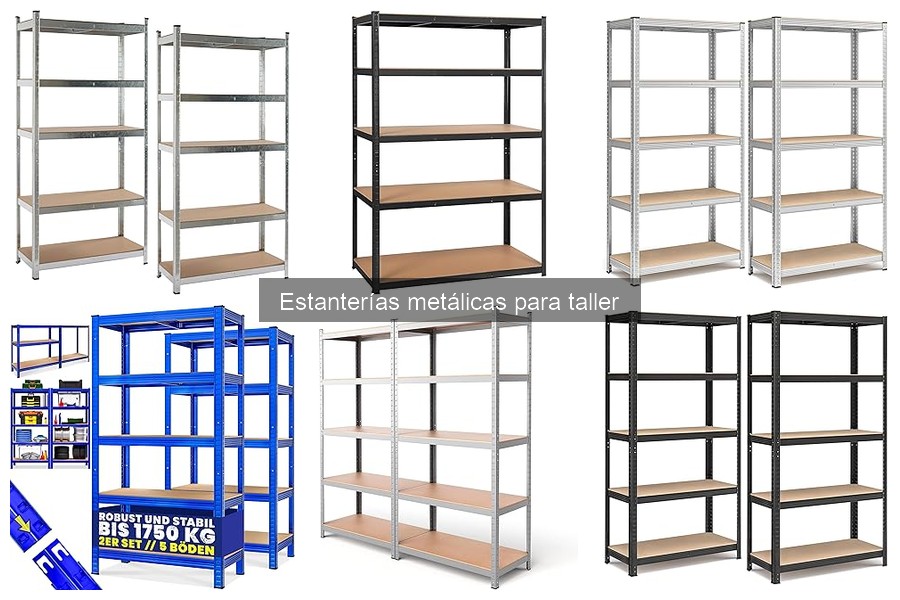 Mejores estanterías metálicas para talleres pequeños