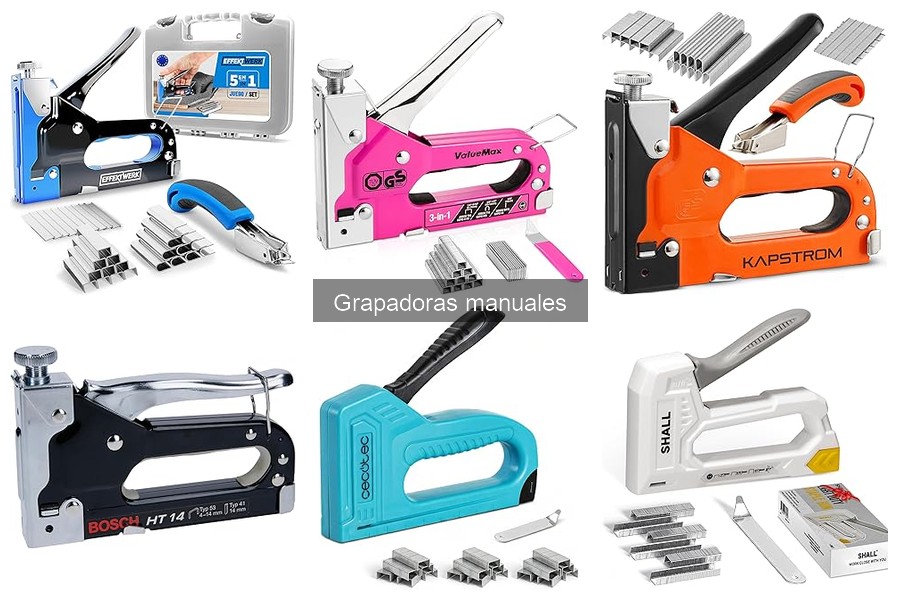 Mejores Grapadoras Manuales para Bricolaje en Casa