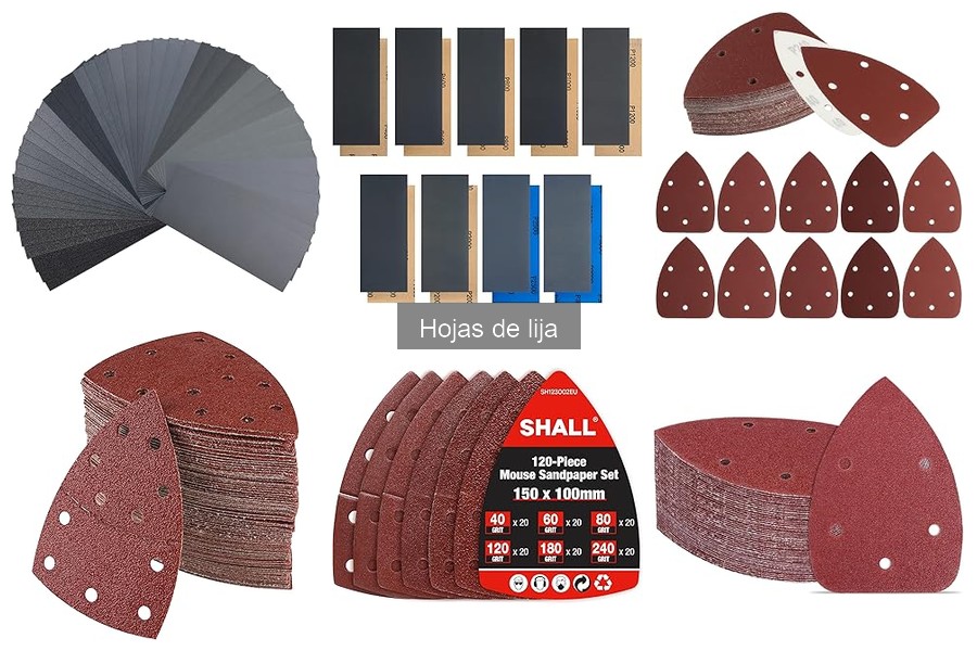 Mejores hojas de lija para muebles de madera