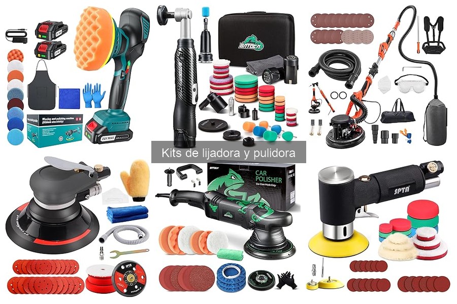 Mejores Kits de Lijadora y Pulidora para Principiantes