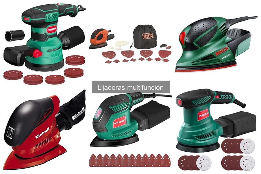 Mejores lijadoras multifunción para bricolaje amateur